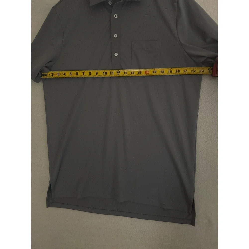 RLX Ralph Lauren Polo Shirt Mens Large Gray The Phoenician Golf Performance